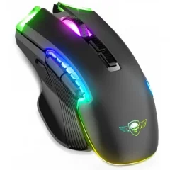 Brezžična igralna miška RGB 4800 Dpi Spirit Of Gamer Elite M70 črna