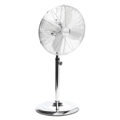 BESTRON Stoječi Ventilator 45 cm 50 W Krom Barve