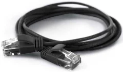 Wantec UTP povezovalni kabel Cat.6A bw 1,0 m RJ45 2,8 mm 7313 bw 1,0 m