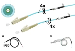 Metz Connect univerzalni kabel 4 xOM3, LC-LC, 100 m 152U045JJ5100G