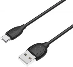 BOROFONE podatkovni kabel X19 Type C na USB 1m 2,4A črn