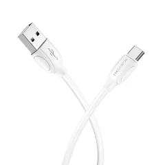 BOROFONE podatkovni kabel X19 Type C na USB 1m 2,4A bel