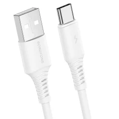 BOROFONE podatkovni kabel BX47 Type C na USB 1m QC 3A bel