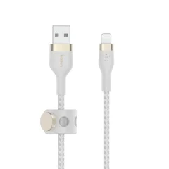 BELKIN KABEL USB-A NA LTG, SILIKONSKA PLETENICA, 1M, BEL