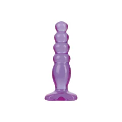 Analni čep Crystal Jellies - Anal Delight, vijoličen