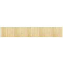 vidaXL Preproga pravokotna svetlo naravna 80x500 cm bambus