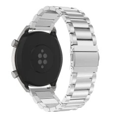 Pašček za uro iz nerjavečega jekla za 20 mm/42 mm Huawei Watch GT4 45 mm/Watch 4 Pro Silver