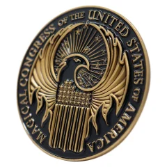 Omejena izdaja čarobnega medaljona Fantastic Beasts Congress of the United States of America