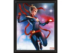 CAPTAIN MARVEL CADRE 3D LENTICULAIRE GALAXY