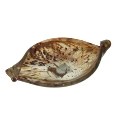 SKLEDA CARAMELA MURANO TEHNIKA  35x24 CM TRANSPARENT-SAFARI