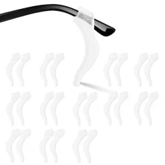 Protizdrsno silikonsko držalo za očala 12 parov White