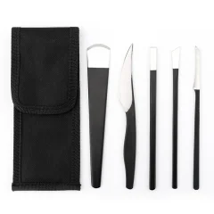 Set nožev za pedikuro 5 kosov Black