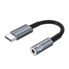 USB-C na 3,5 mm adapter za slušalke Grey