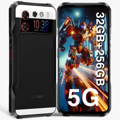 DOOGEE V20S 5G 32/256GB, črn pametni robustni telefon Android 13, 6000mAh