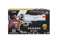 Nerf- tekmec Overwatch McCree in 6 polnil (španska različica), večbarvna (Hasbro E3121190)