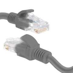 Ethernet kabel 10m, RJ45 Kategorija 6 Prenos 10Gbps - 250MHz, LinQ - siva