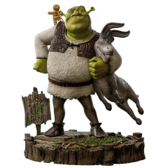 Iron Studios SHREK - Donkey and the Gingerbread Deluxe statue 1/10