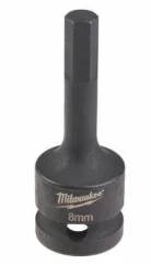 Milwaukee udarna kapica 1/2 "Hex 8 Mandrels