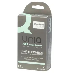 Uniq - Air Sem Ltex Condomnio Feminino 3 Unidades