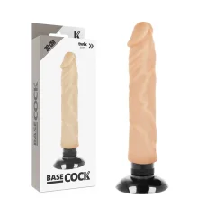 BASECOCK - REALISTIČNI VIBRATOR 2-1 NATURAL 20 CM