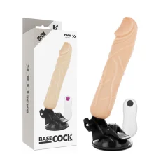 BASECOCK - REALISTIČNI NARAVNI VIBRATOR NA DALJINSKO UPRAVLJANJE 20 CM