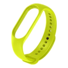 Riff silikonski pašček za Xiaomi Mi Band serije 3/4/5/6/7 limeta zelena