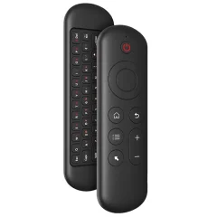 CP M5 LED 2v1 Univerzalni pametni TV / PC Remote Bluetooth / Brezžično s tipkovnico / 6-osni žiroskop črn