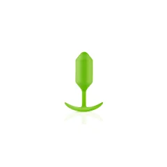 Analni čep B-Vibe - Snug Plug 3, svetlo zelen