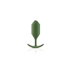 Analni čep B-Vibe - Snug Plug 4, zelen