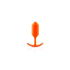 Analni čep B-Vibe - Snug Plug 3, oranžen