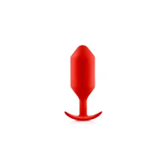 Analni čep B-Vibe - Snug Plug 6, rdeč