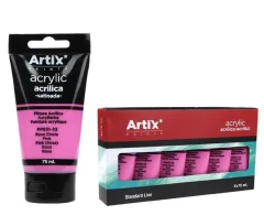 Satenasta akrilna barva PINK 1x75ml | ARTIX PP631-33