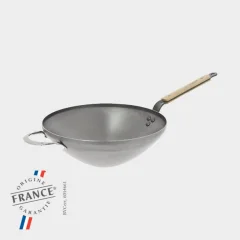 Wok Mineral B Bois DE BUYER, 32 cm