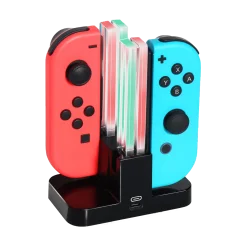 Polnilna postaja Nintendo Switch Joy-Con za 4 krmilnike za igre