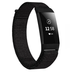 Zapestnica Fitbit Charge 3/4 najlon črna