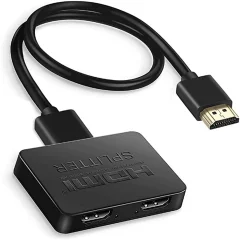 4K HDMI razdelilnik 1 vhod/2 izhod Black