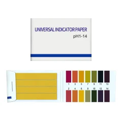 Lakmusov papir za pH test (1-14) 80 testnih lističev MultiColor  1 paket