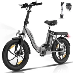 HITWAY BK6S E Bike Električno kolo 20" debelo zložljivo e-kolo, 250W/36V/12Ah baterija, 35-90km, terensko gorsko kolo s 7 prestavami, mestno e-kolo za moške in ženske