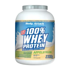 Body Attack 100% Whey Protein, 2,3 kg - Apple Strudel