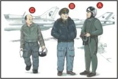 Warsaw Pact Pilots (3 fig.)