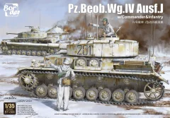 Pz.Beob.Wg. IV Ausf. J s poveljnikom in vojakom