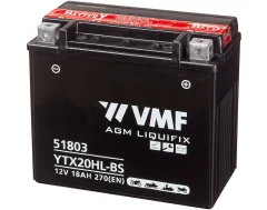 Akumulator za motor YTX20HL-BS Harley Davidson (12V 18Ah, 175 x 87 x 155)