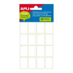 APLI Mini nalepke 19 x 27 mm za ročno pisanje, 96 kos