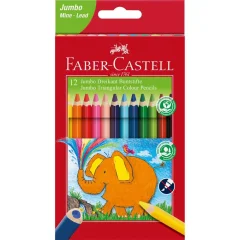 Barvice faber-castell trikotne jumbo 1/12