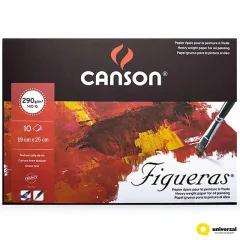 Blok Canson Figueras 19x25 cm 290 g, 10 listni