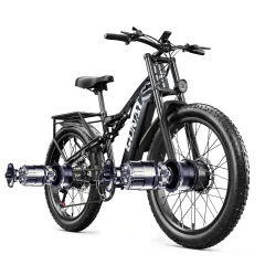 GUNAI68 električno kolo za odrasle, 48 V 17 Ah Fat Tire Ebike motor Bafang 2000 W 55 km/h električna kolesa 7-stopenjsko, električno gorsko kolo