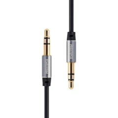 Remax RL-L200 Mini jack 3,5 mm AUX kabel, 2 m (črn)