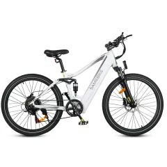 Električno kolo SAMEBIKE XD26-II - 750W motor 48V14AH baterija 45KM dosega hidravlične disk zavore - bela