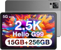 DOOGEE T30 Pro 15GB(8+7GB)/256GB/TF 2TB, 4G-LTE siva tablični računalnik, 8580mAh 11" Android 13