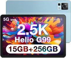 DOOGEE T30 Pro 15GB(8+7GB)/256GB/TF 2TB, 4G-LTE modra tablični računalnik, 8580mAh 11" Android 13